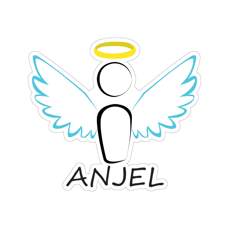 Anjel - Nálepka