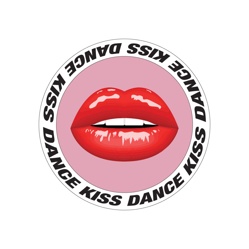 Dance&Kiss - Nálepka