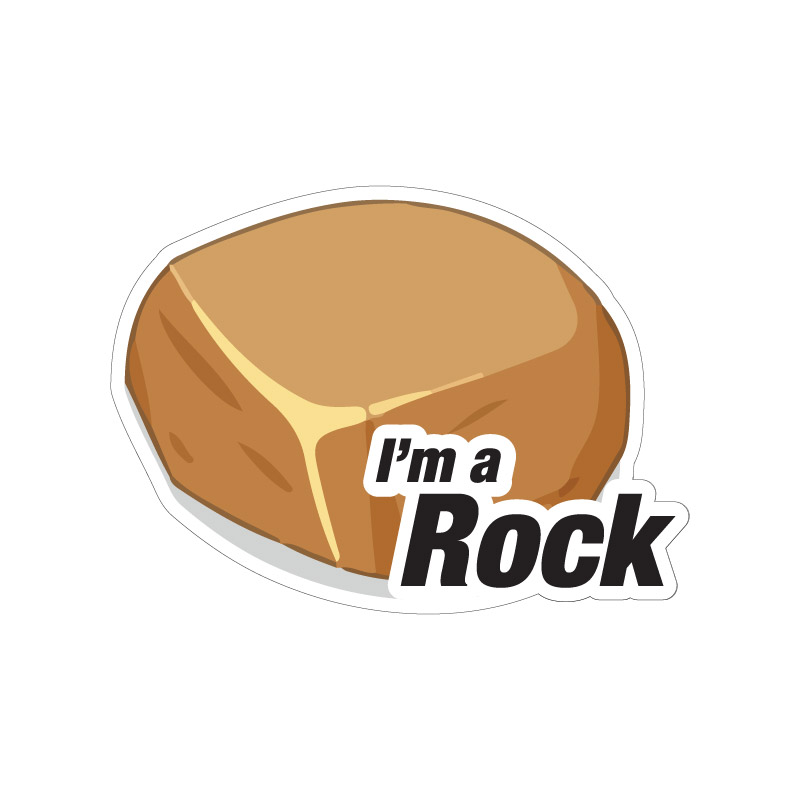 I'm A Rock - Nálepka