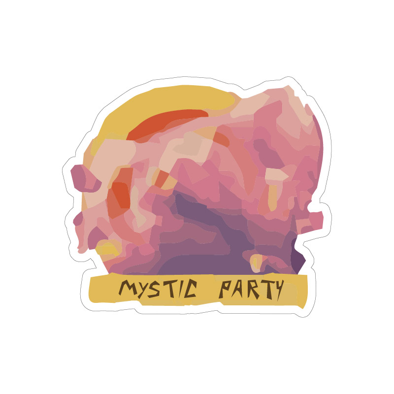 Mystic Party - Nálepka
